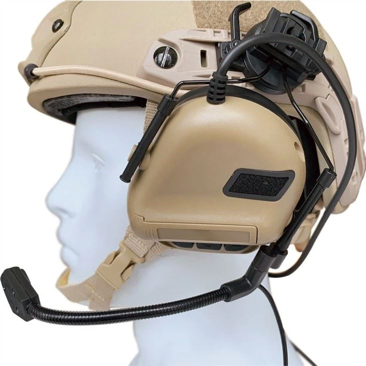 Aramid Army Military Level Iiia Ballistic Bulletproof Helmet With Headset