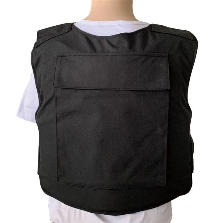 Black Color Nij Iiia Tactical Bullet Proof Vest For Military