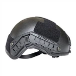 Casc militar a prova de bales Aramid Granular Sense amb connectors de ferrocarril d'accessoris